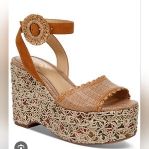 Sam Edelman Amber Espadrille Platform Ankle Strap